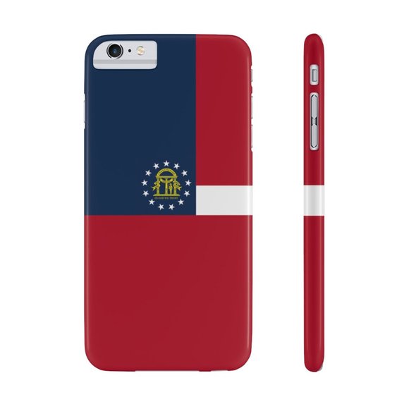 Georgia State Flag Phone Case - Picture 2 of 8
